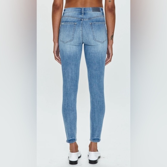NWT Pistola Audrey Figueroa Crop Mid Rise Skinny Stretch Denim Jeans Size 26 - Picture 2 of 12